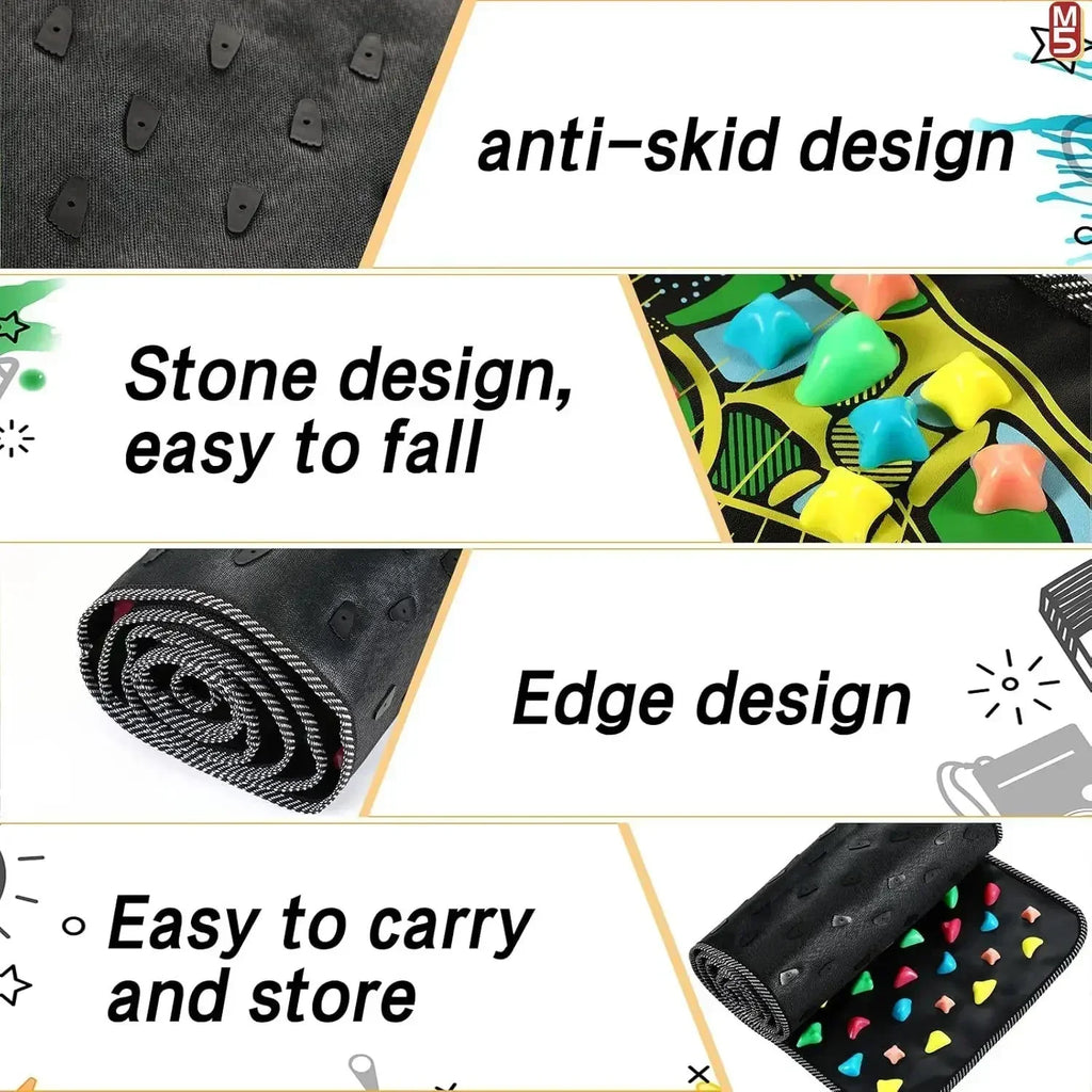 Fingerpressure Board Foot Foot Massage Pad Health Walk Foot Pressure Board Foot Massage Pad Relief Pain Relax Massage Pad