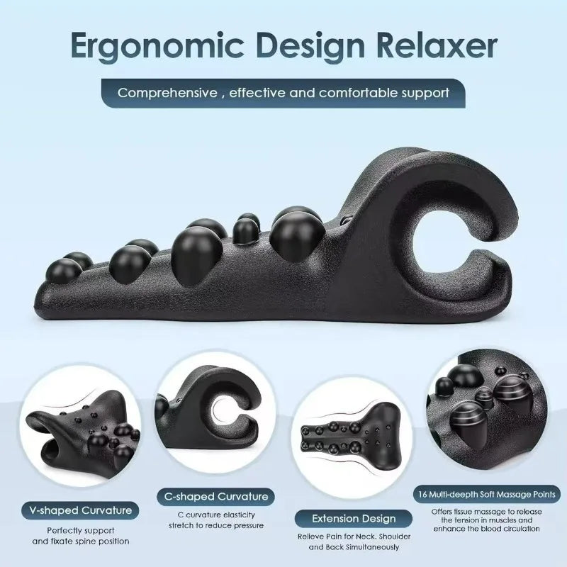 Scapula Massager Relax Promote Blood Circulation Scapula Stretching Muscle Relaxer Acupoint Point Massager Pillow Healthbenefits