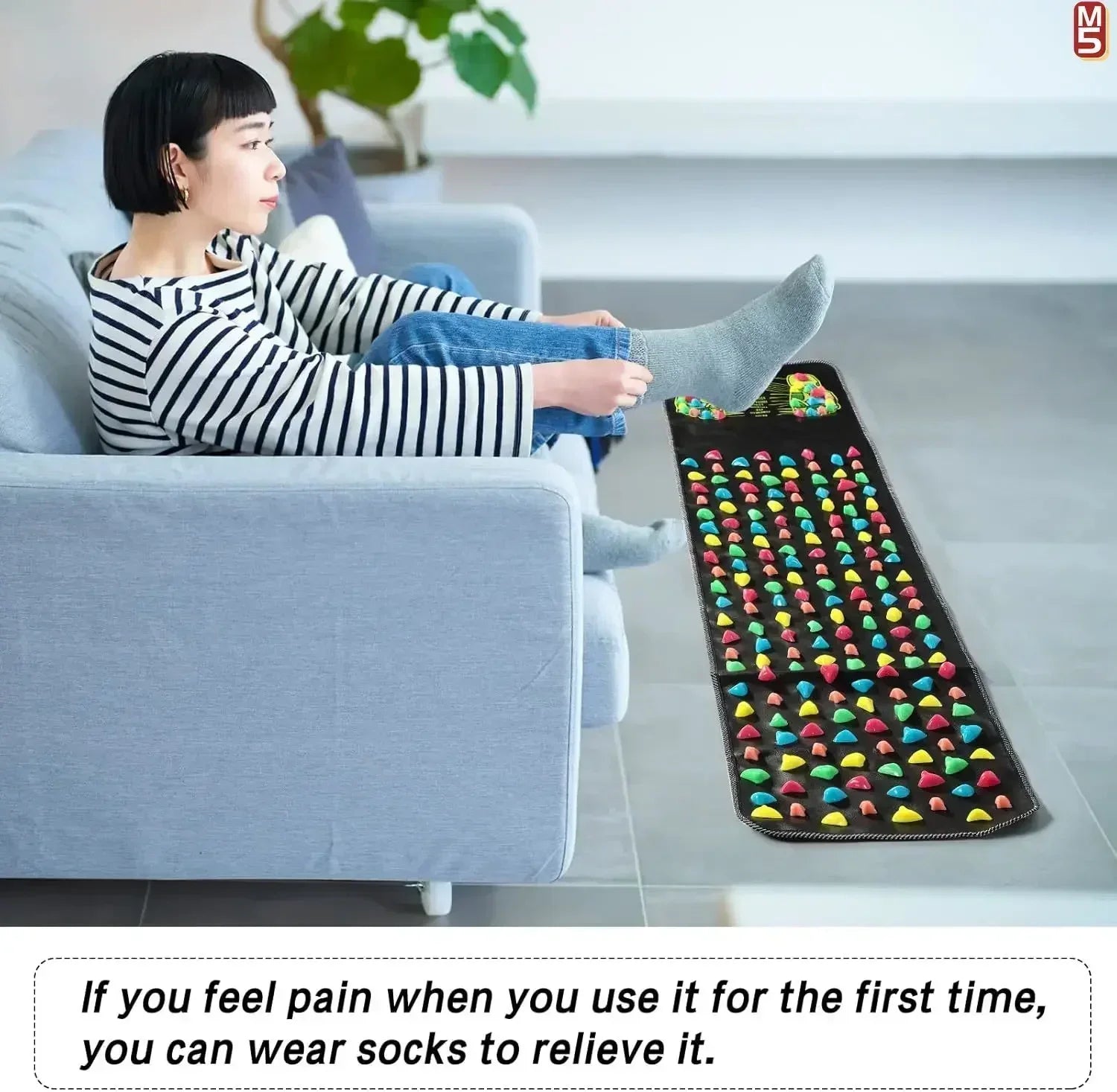 Fingerpressure Board Foot Foot Massage Pad Health Walk Foot Pressure Board Foot Massage Pad Relief Pain Relax Massage Pad