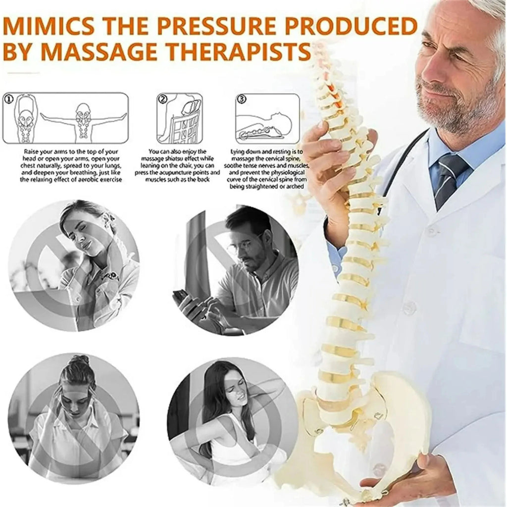 EVA Cervical Spine Support Massage Pillow - detail shot