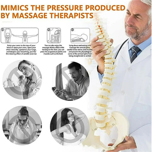 EVA Cervical Spine Support Massage Pillow - detail shot