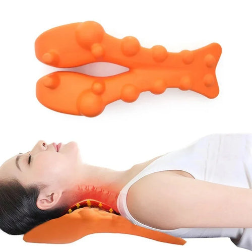 Cervical Traction Device Neck Stretcher Massager for Neck Shoulder Stretcher Trigger Point Massager Tool Neck Support Device